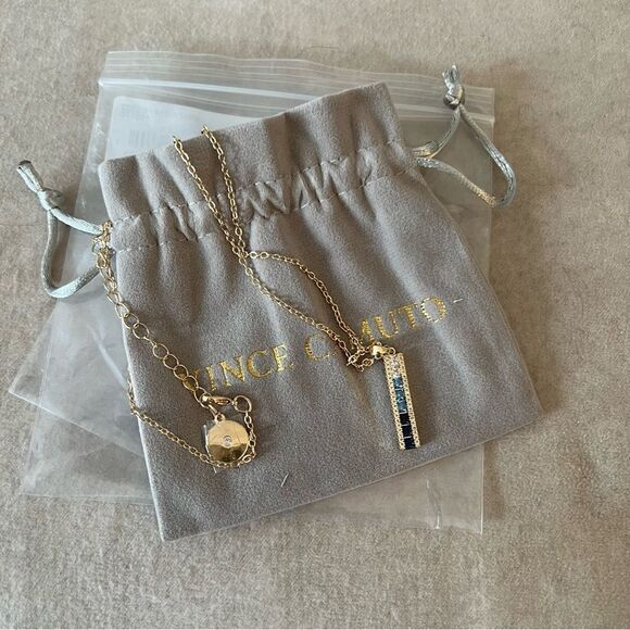 NWT Vince Camuto Blue Ombre CZ necklace - Picture 9 of 9